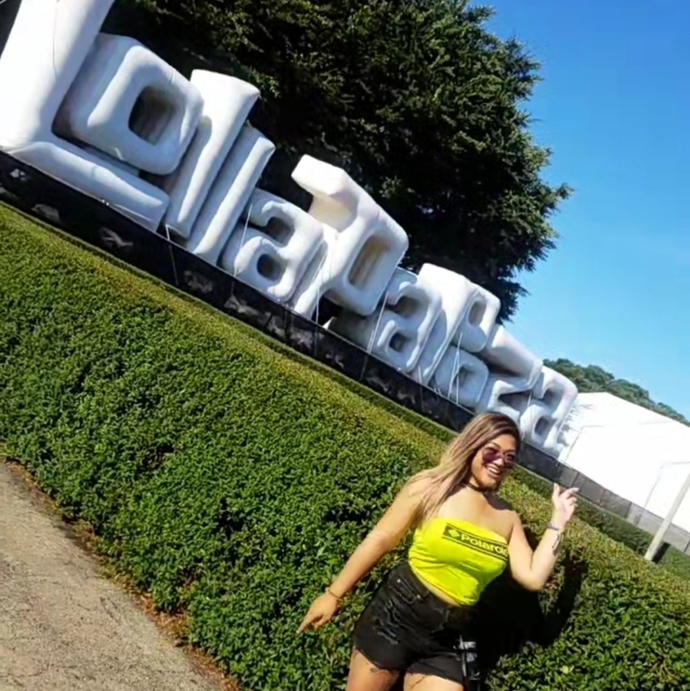 Women's Polaroid Graphic Tube Top